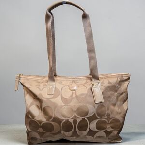 Coach Getaway Nylon Weekender Tote With Toiletry Pouch